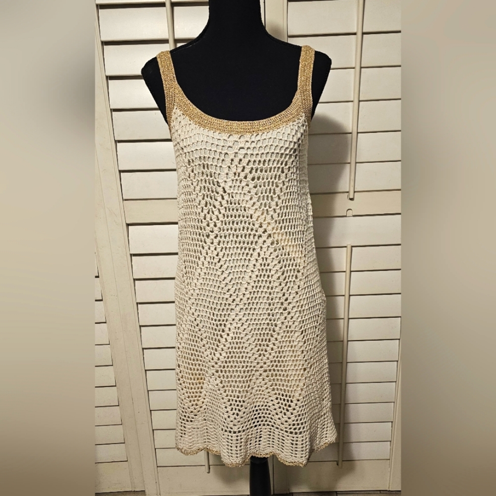 Boston Proper Crochet Dress sz 6